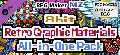 RPG Maker MZ - 8bit Retro Graphic Materials All-in-One