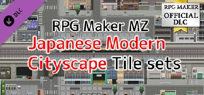 RPG Maker MZ - Japanese Modern Cityscape Tileset DLC