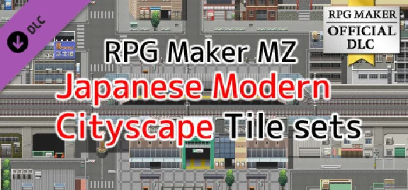 RPG Maker MZ - Japanese Modern Cityscape Tileset DLC