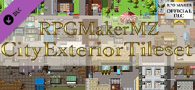 RPG Maker MZ - City Exterior Tileset DLC * STEAM RU ⚡