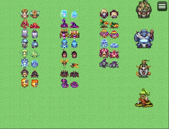 RPG Maker MZ - MV Enemies - character sprites DLC