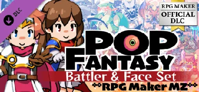 RPG Maker MZ - Pop Fantasy Battler and Face Set DLC