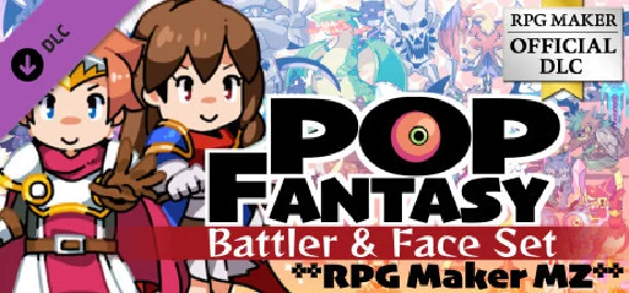 RPG Maker MZ - Pop Fantasy Battler and Face Set DLC