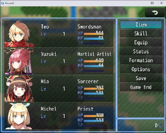 RPG Maker MZ - MZ Cover Art Characters Pack DLC