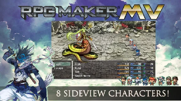 RPG Maker MZ - MV Cover Art Characters Pack DLC