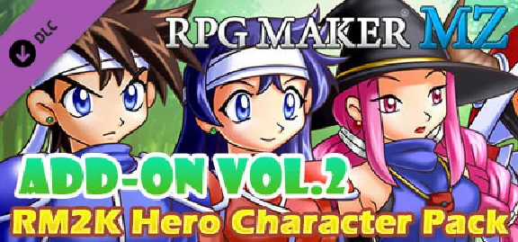 RPG Maker MZ - Add-on Vol.2: RM2K Hero Character Pack