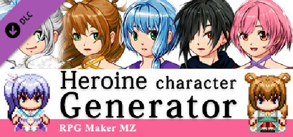 RPG Maker MZ - Heroine Character Generator for MZ DLC