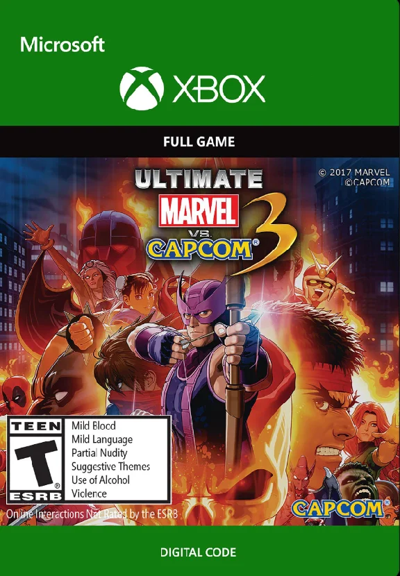 ULTIMATE MARVEL VS. CAPCOM 3 ✅(XBOX ONE, X|S) KEY🔑