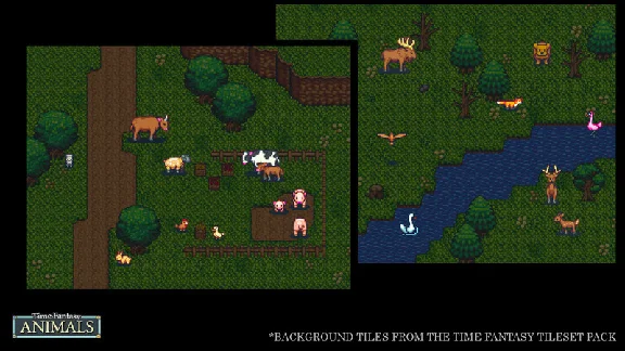 RPG Maker MZ - Time Fantasy Add-on: Animals DLC