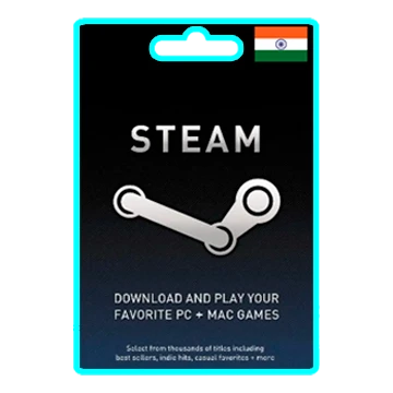 🖤 Steam Gift Card 💳 150/500/2000/5000 INR 🌍 India