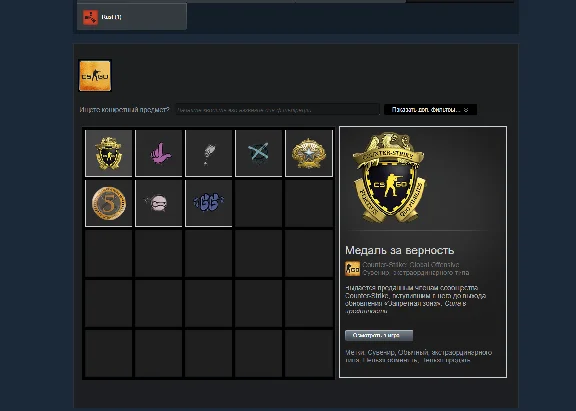 CSGO Medal Priority+Rust+Wizard 3 games