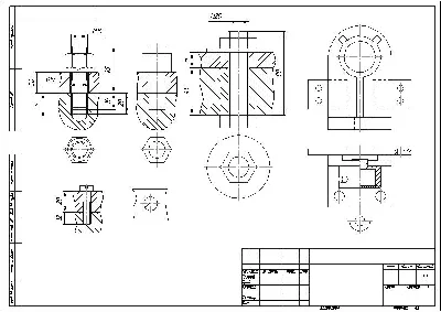 Album of tasks on the engineering drawing