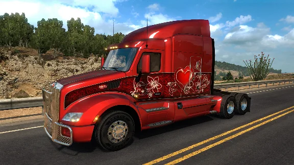 ⭐American Truck Simulator -Valentine´s Paint Jobs STEAM