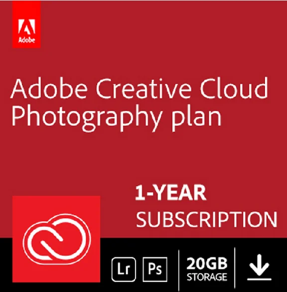 🔴 ADOBE Photography Plan 1 YEAR  Photoshop + Lightroom