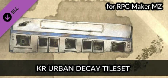 RPG Maker MZ - KR Urban Decay Tileset DLC * STEAM RU ⚡