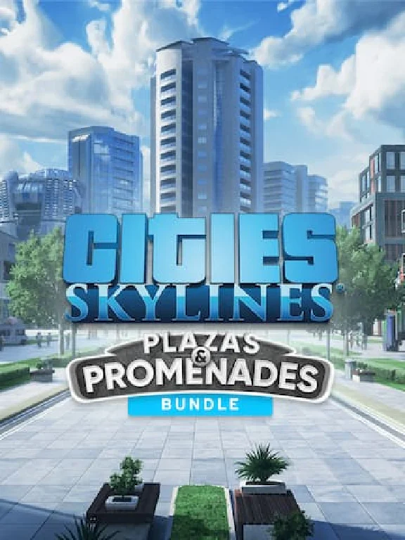 Cities: Skylines - Plazas & Promenades Bundle✅PC