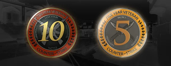 ✅⭐CS:GO MEDAL✅⭐ FOR 5 AND 10 YEARS ✅ FACEIT ⭐STEAM✅MEDA