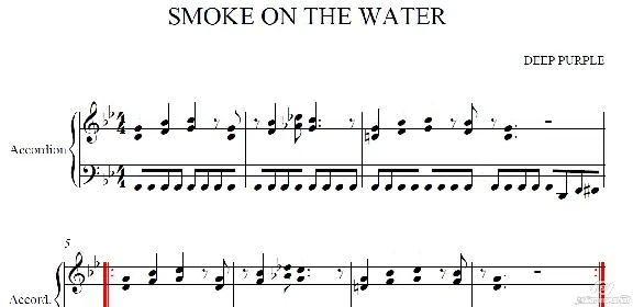 Smoke on the water (Deep Purple)