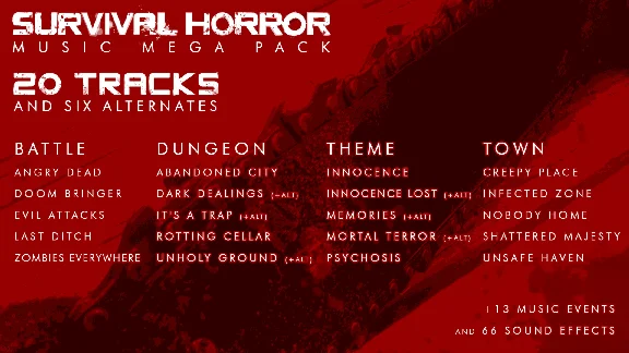 RPG Maker VX Ace - Survival Horror Music Pack DLC