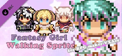 RPG Maker VX Ace - Fantasy Girl Walking Sprite DLC