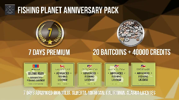 Fishing Planet Anniversary Pack DLC * STEAM RU ⚡
