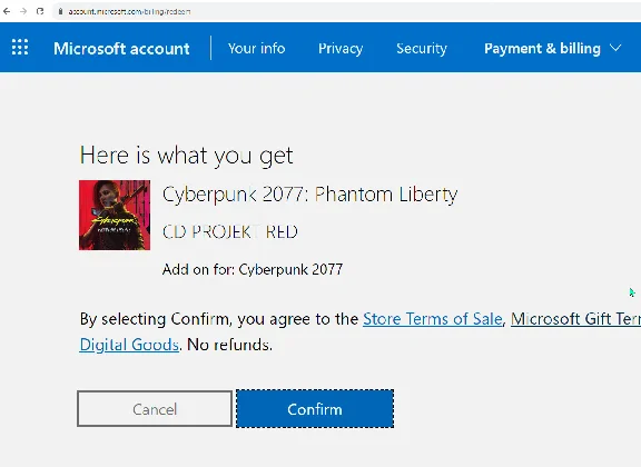 Cyberpunk 2077 Phantom Liberty-DLC Xbox X|S  🔑 👑♘