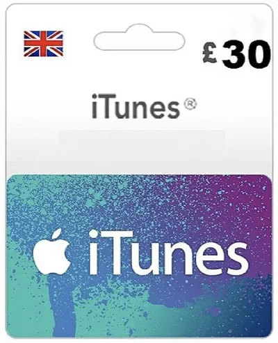🍏iTunes & App Store 🍏Gift Card 30 GBP - UK Instant⚡