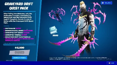 Fortnite — Набор заданий «Кладбищенский дрифт» XBOX🔑
