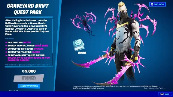 Fortnite — Набор заданий «Кладбищенский дрифт» XBOX🔑