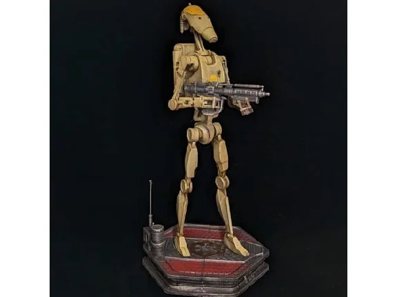 BATTLE DROID: TESTED AND READY FOR 3D PRINTING