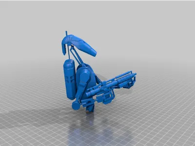 БОЕВОЙ ДРОИД: ПРОВЕРЕН И ГОТОВ К 3D ПЕЧАТИ