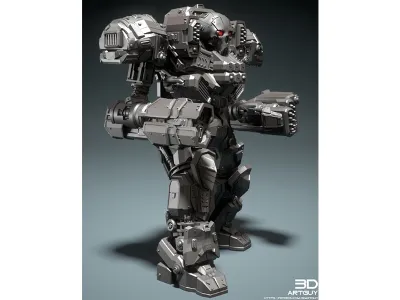 БОЕВОЙ МЕХ: ПРОВЕРЕН И ГОТОВ К 3D ПЕЧАТИ