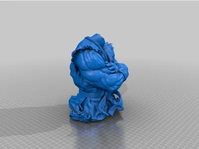 БЮСТ РЮ:  ПРОВЕРЕН И ГОТОВ К 3D ПЕЧАТИ