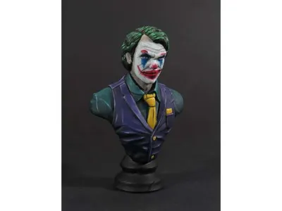JOKER BUST: ПРОВЕРЕН И ГОТОВ К 3D ПЕЧАТИ