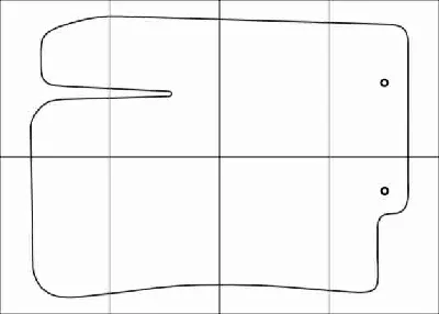 HYUNDAI SOLARIS 2010-- Templates for car mats