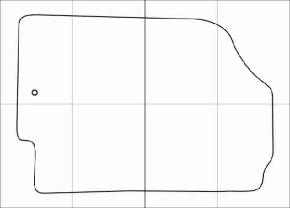 HYUNDAI SOLARIS 2010-- Templates for car mats