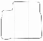 HYUNDAI SONATA V 2001-2005 Templates for car mats