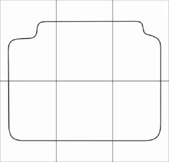 HYUNDAI SONATA VI NF 2005-2010 Templates for car mats