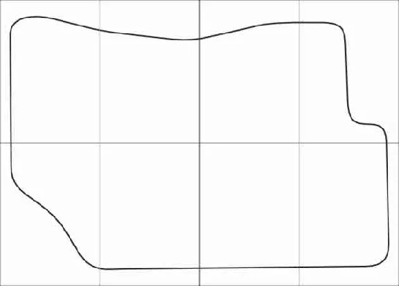 HYUNDAI SONATA VI NF 2005-2010 Templates for car mats