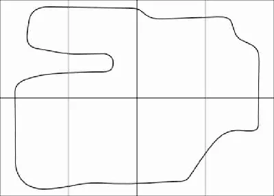 HYUNDAI TRAJET 2004-- Templates for car mats
