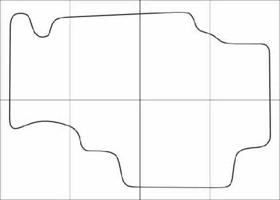HYUNDAI TUCSON 2004-10 Templates for car mats