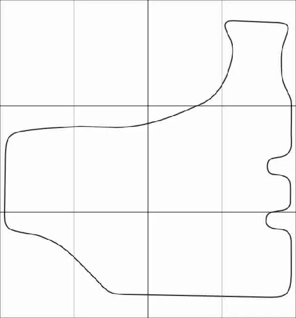 HYUNDAI TUCSON 2004-10 Templates for car mats