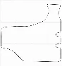 HYUNDAI TUCSON 2004-10 Templates for car mats