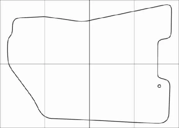 HYUNDAI TUCSON 2015-20 Templates for car mats