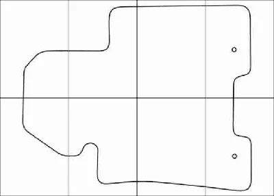 HYUNDAI TUCSON 2015-20 Templates for car mats
