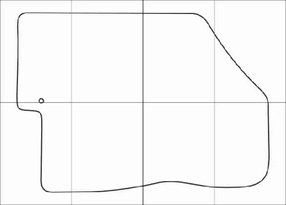 KIA CEED 2012-16 Templates for car mats. Vector