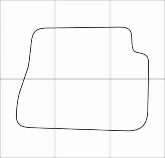 KIA PIKANTO 2004-11 Templates for car mats. Vector