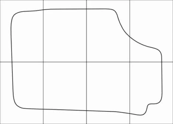 KIA PIKANTO 2004-11 Templates for car mats. Vector