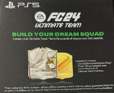 FC 24 ULTIMATE TEAM VOUCHER PACKS PS5/PS4 (TL/PL/UA/EU)