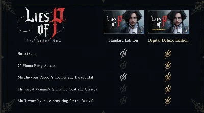 ⭐ Lies of P - DELUXE ⭐OFFLINE ACTIVATION Steam 💳0%